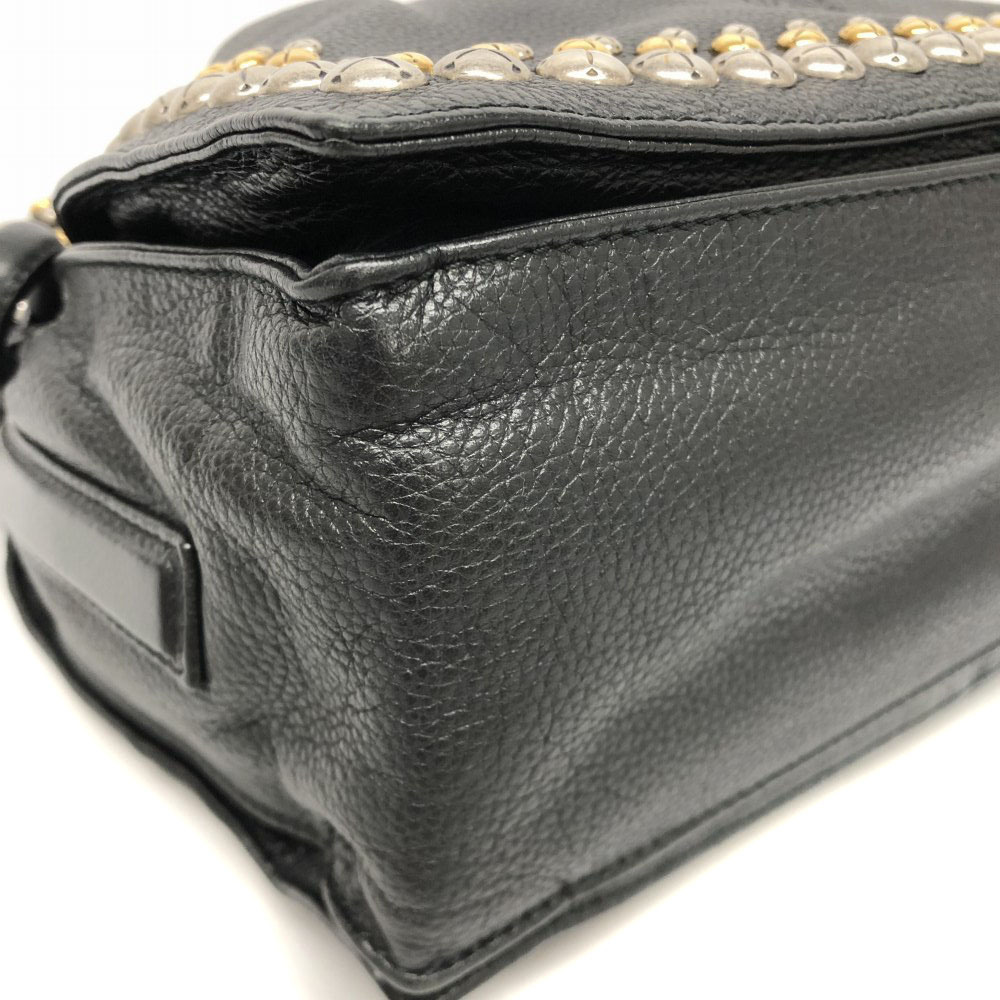 Loewe Flamenco Studded Shoulder Bag Black Drawstring Unique - Picture 7 of 9